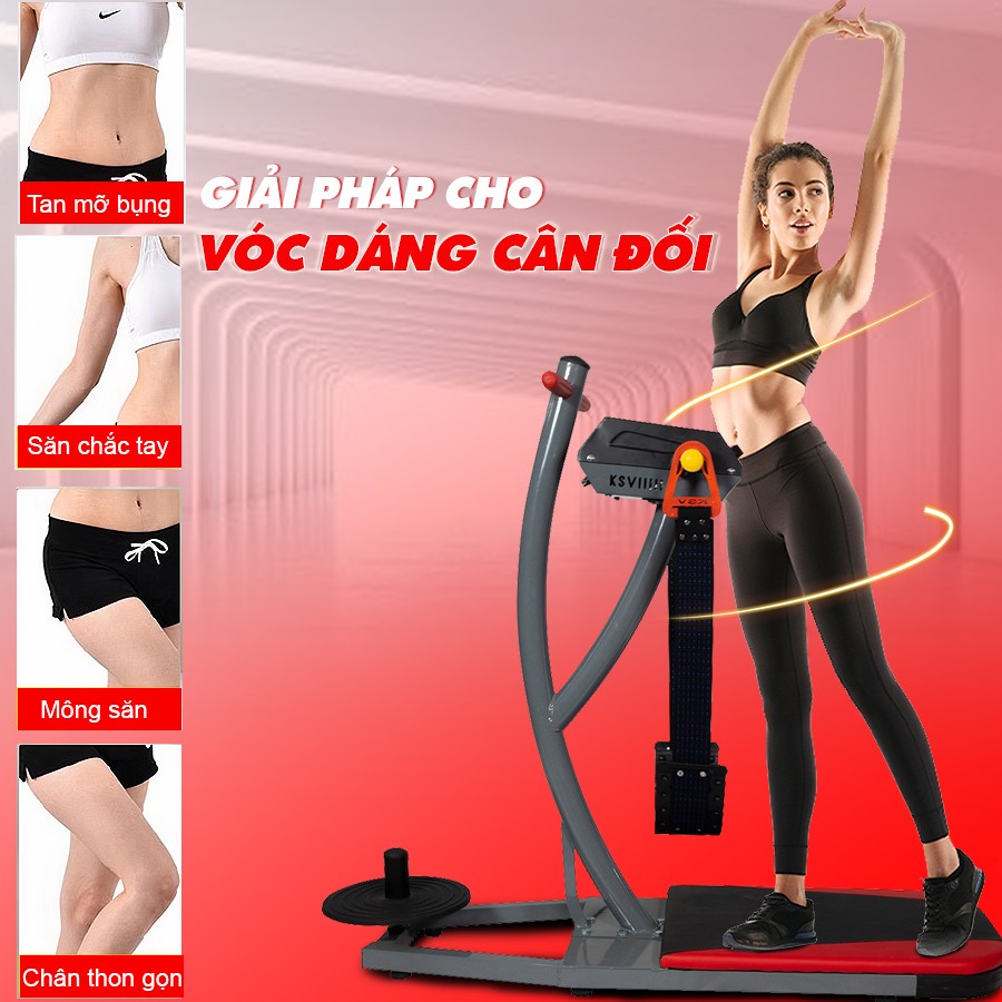 Máy rung bụng đứng Califit Pro 2021 xoay eo